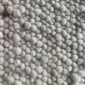 Wollen vloerkleed Ajour White warp nr.11 Basic Pallio by Brinker