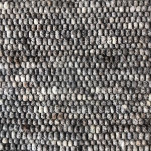Wollen vloerkleed Basilicaal Black Warp nr.228 Basic Pallio by Brinker
