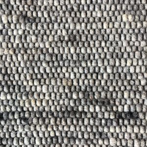 Wollen vloerkleed Basilicaal Black Warp nr.28 Basic Pallio by Brinker