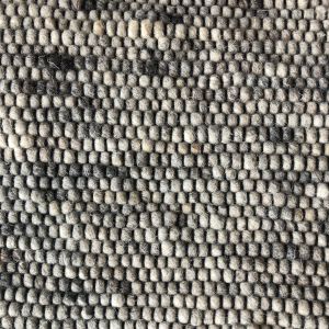 Wollen vloerkleed Basilicaal Black Warp nr.80 Basic Pallio by Brinker