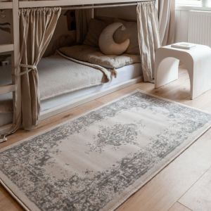 Vintage Vloerkleed Keshan Zand/Beige-80 x 150 cm - (XS)