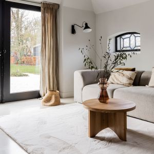 Zacht Hoogpolig Vloerkleed Lux Creme - Interieur05