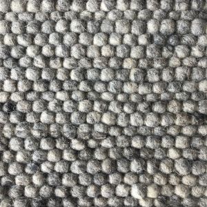 Wollen vloerkleed Rustica White Warp nr.28 Basic Pallio by Brinker