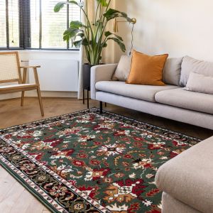 Vintage Vloerkleed Funda Groen