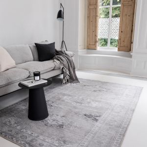 Vintage Vloerkleed Grijs - Senna - Interieur05
