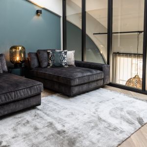 Vloerkleed Glymm Grijs Wasbaar - Interieur05